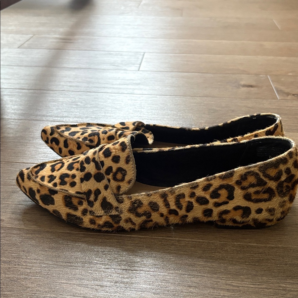 Steve Madden Leopard Print Loafers - Picture 2 of 7